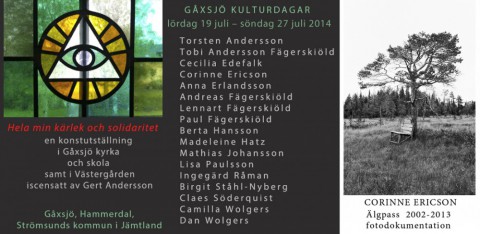 Gåxsjö Kulturdagar Hela min kärlek och solidaritet