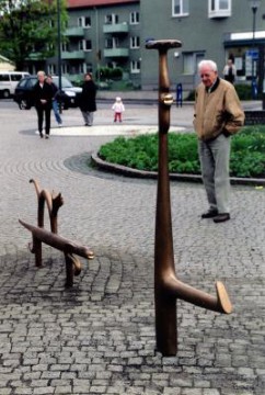 Långa benet före